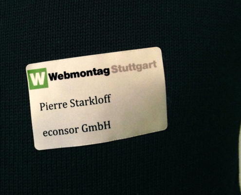 econsor besucht den Webmontag in Stuttgart