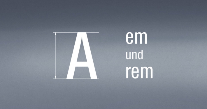 Vergleich von rem und em