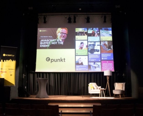 Front- und Backend Entwicklung mit JavaScript.