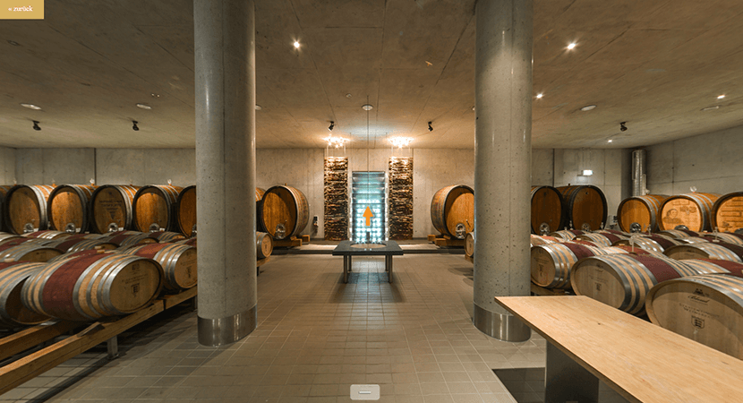 360 Grad Rundgang Weingut