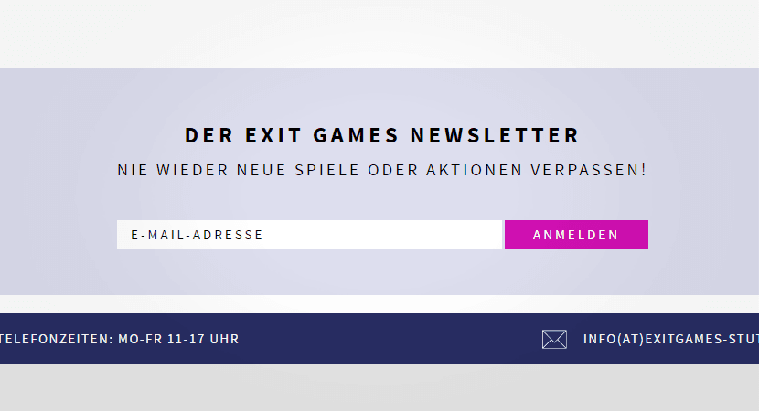 Exitgames Newsletter Newsletter Login