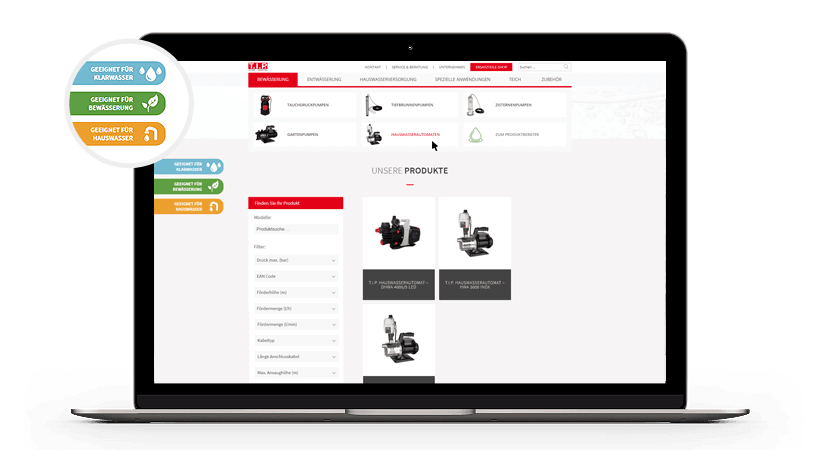Navigation TIP TIP Pumpen Referenz Navigation