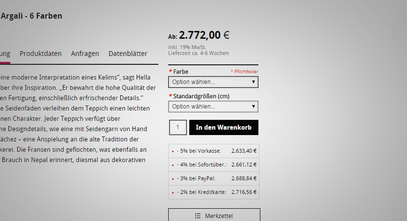 Checkout Lamisse Screenshot Checkout