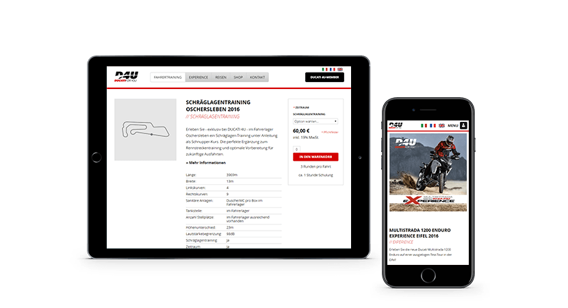 Ducati Online-Shop Ducati Online-Shop Screenshot