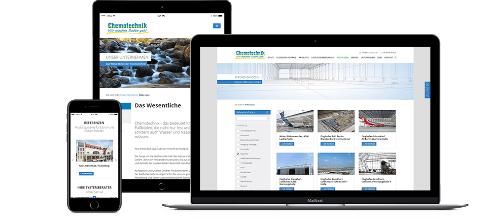 Chemotechnik - Startseite responsive