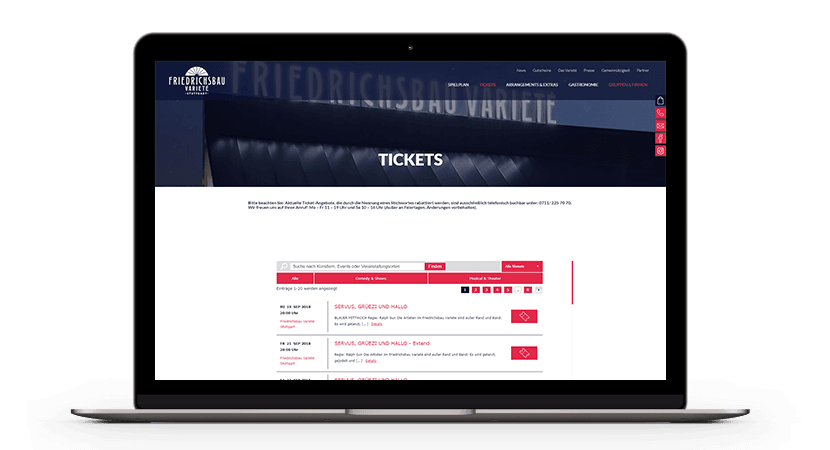 Friedrichsbau Tickets Referenz Friedrichsbau Tickets