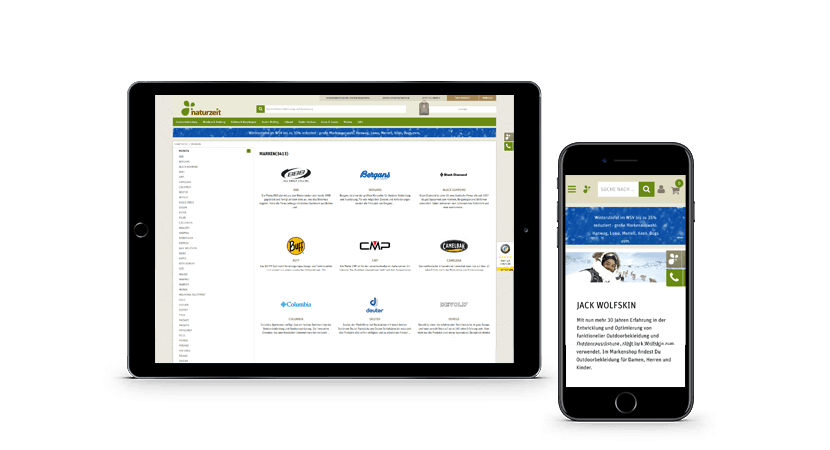 naturzeit Überblick Responsive Naturzeit