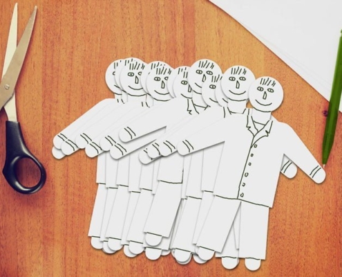 Papier Männchen