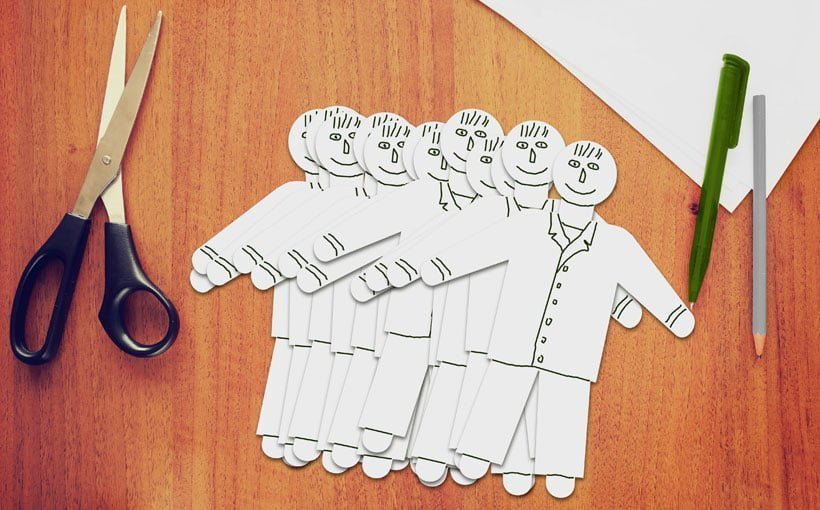 Papier Männchen