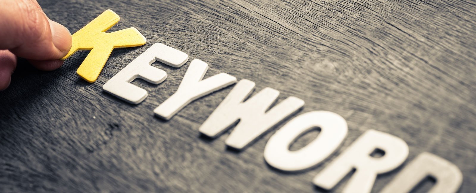 Wort ausgelegt Keyword