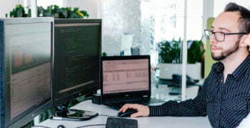 Entwickler am Arbeiten
