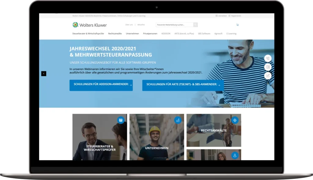 Startseite Wolters Kluwer - Akademie Addison