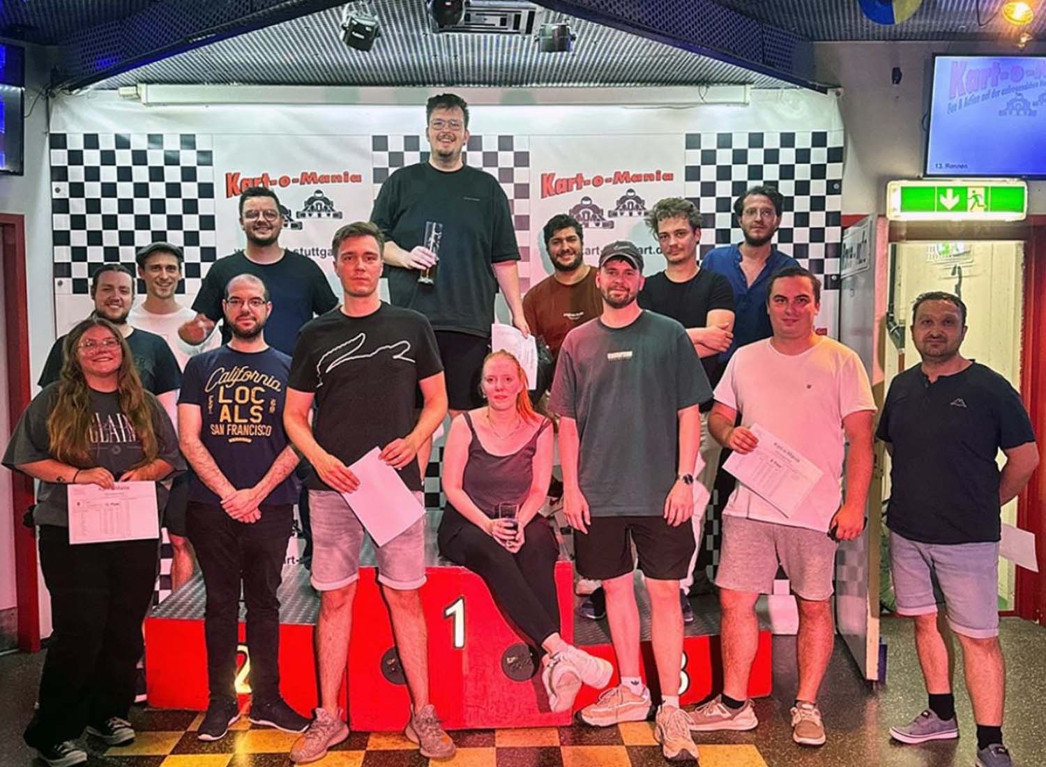 Ein Bild unserer Mitarbeiter auf einem Team-Event