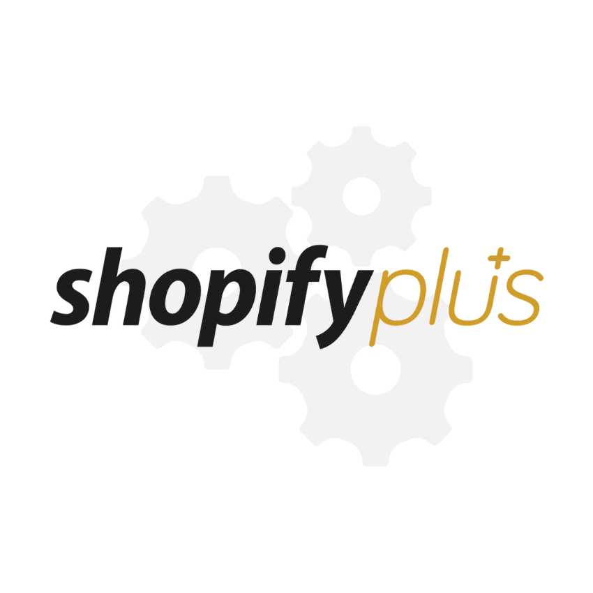 Schriftzug des Logos Shopify Plus