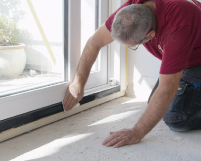 Handwerker bei der Arbeit