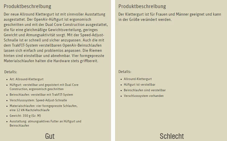 Magento Produktbeschreibung