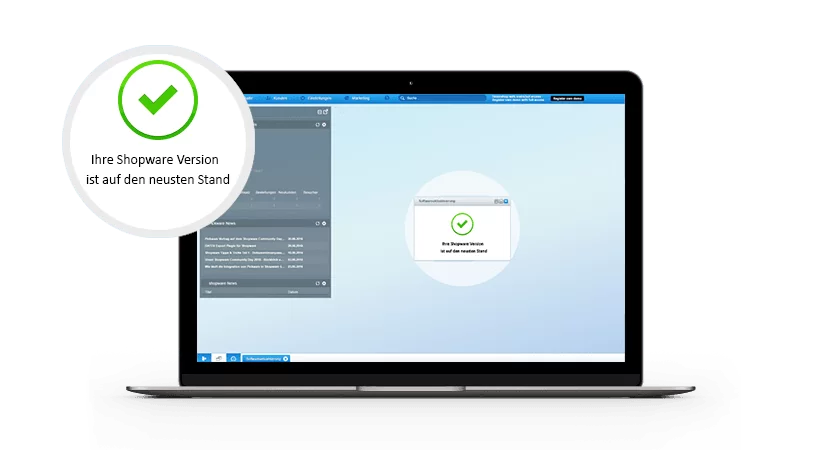Shopware Update Screenshot