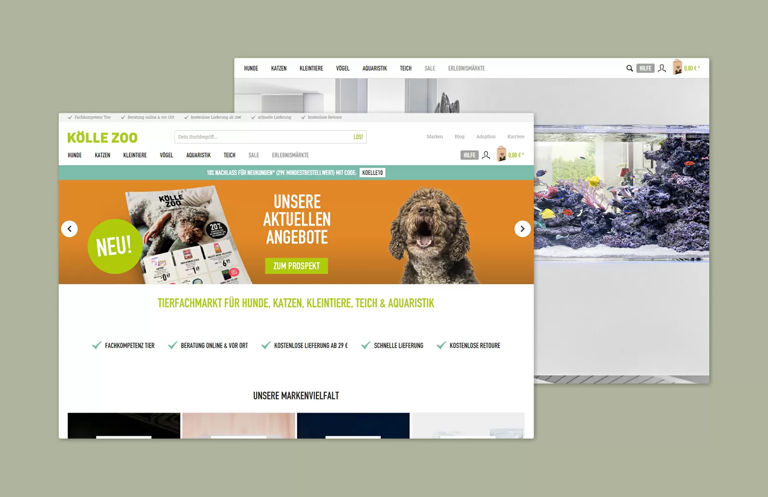 Kölle Zoo Webseite