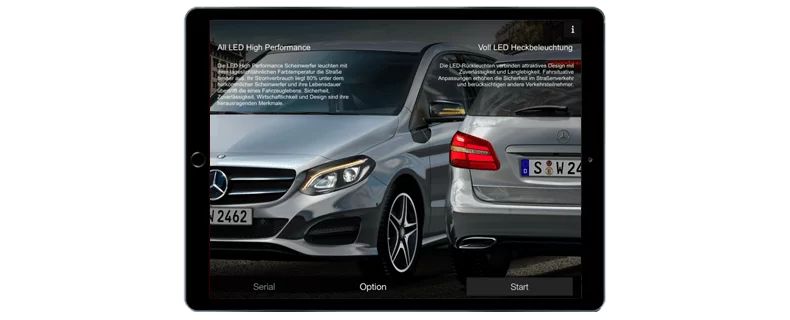 Mercedes Benz App IPad