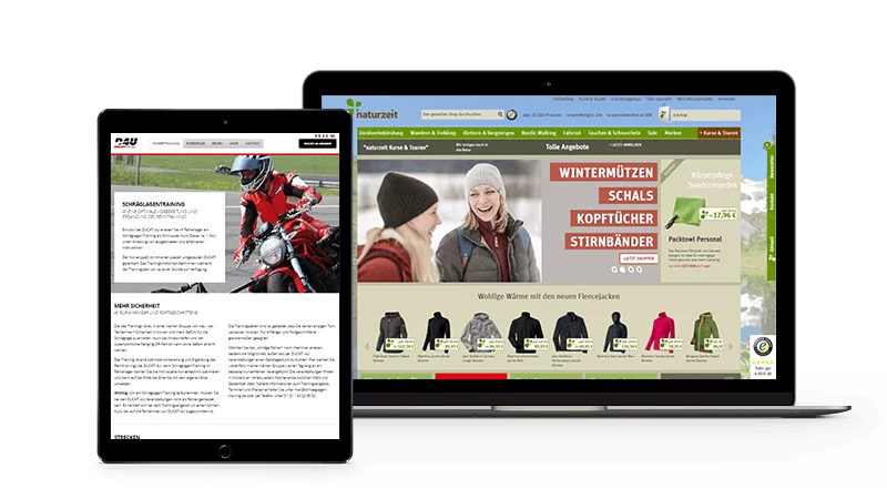 Webshop Referenzen Screenshot