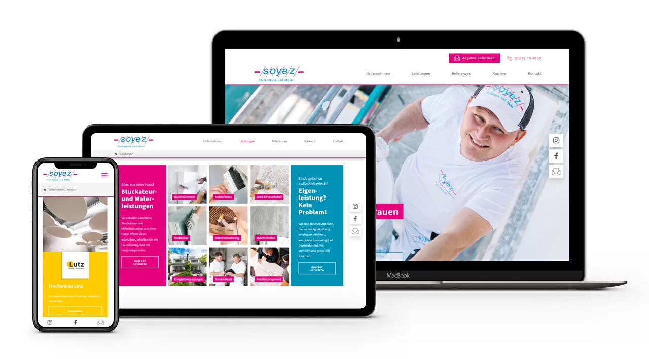Ein Mockup von Soyez