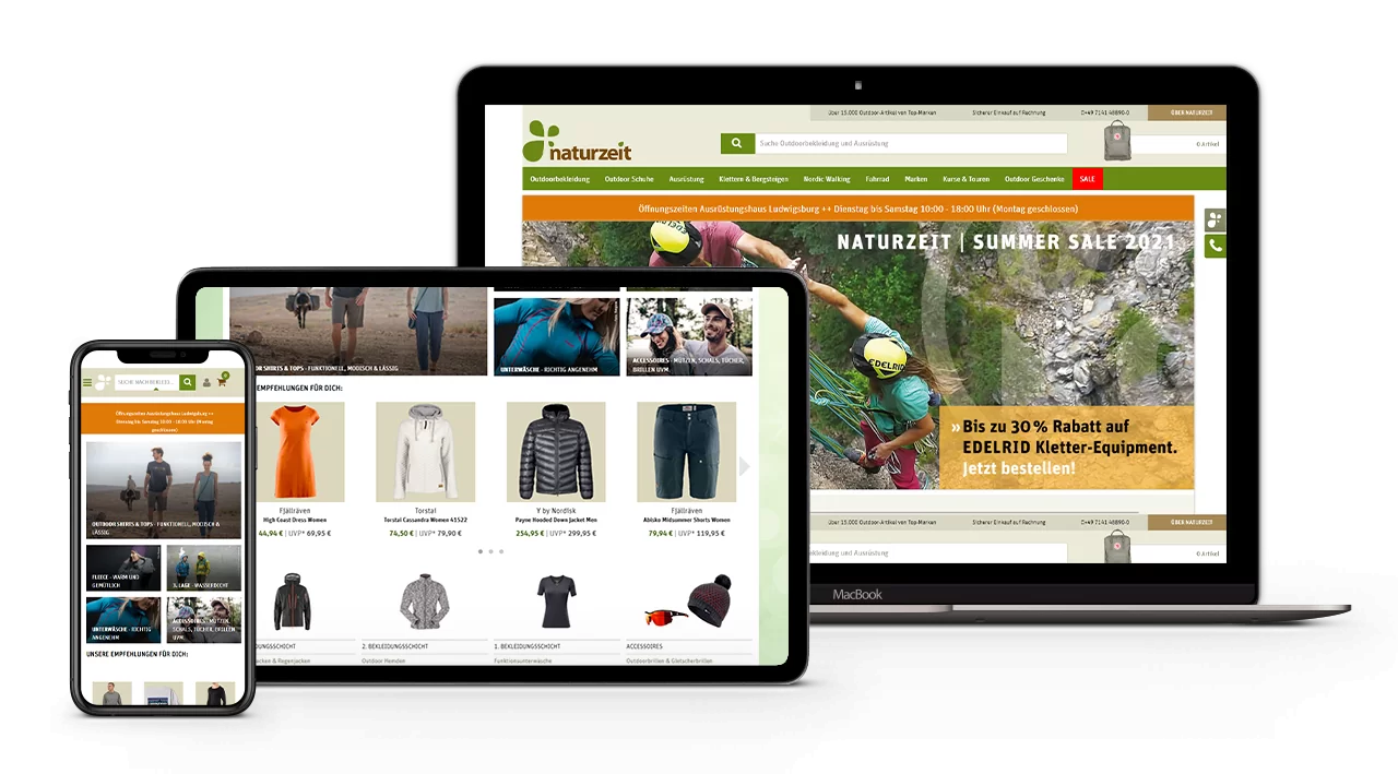 Magento-Online-Shop von naturzeit.com: Integriert auch die Besucherströme diverser Preisvergleichsportale und Marketplaces