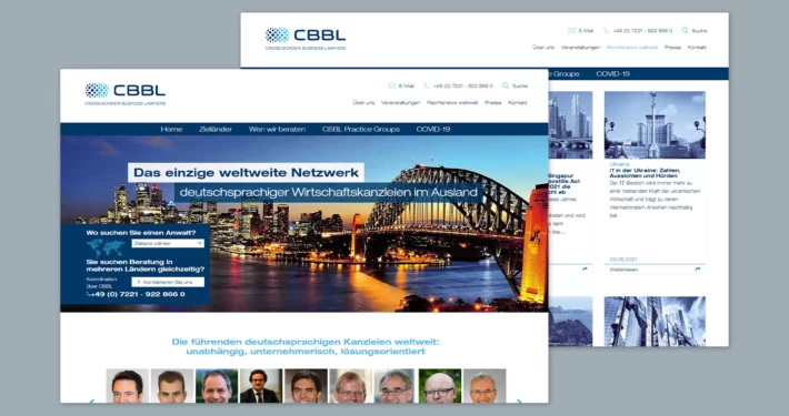 CBBL Internetseite