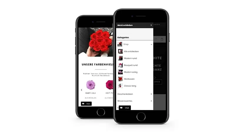 Responsive Shopdesign von Love Flowerbox