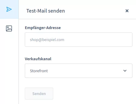 Testmail über die Administration in Shopware 6 versenden