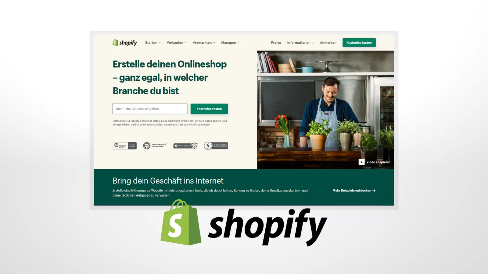 Das Shopsystem Shopify im Vergleich
