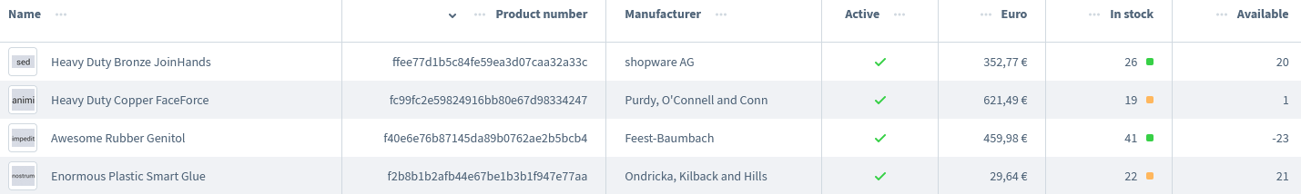 Abgleich von Lagerbeständen mit ERP im Backend