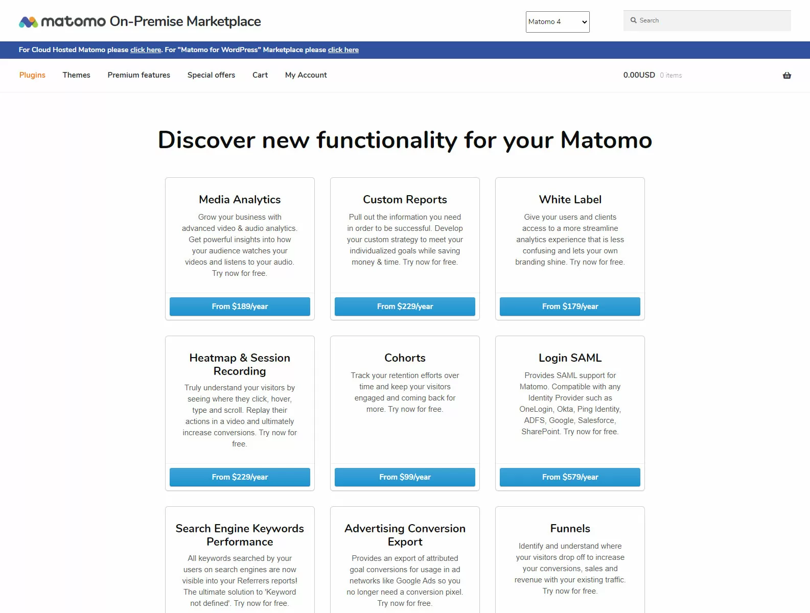 Der Matomo Marketplace