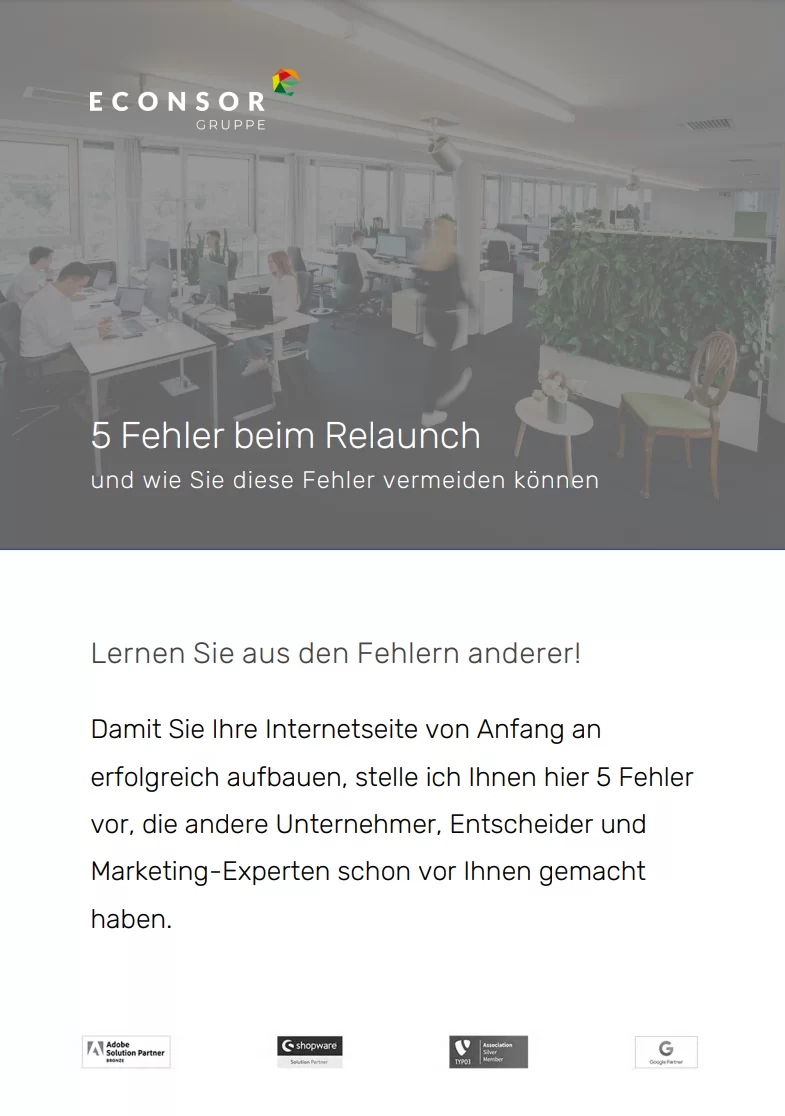 5 Fehler beim Relaunch