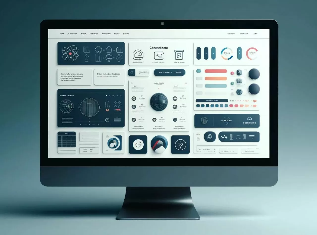 Bildschirm mit aktuellem User Interface